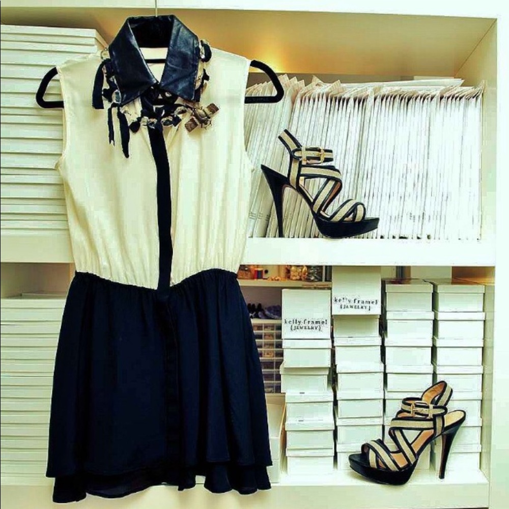 Kimberly Taylor Fit & Flare Skater Dress MEDIUM